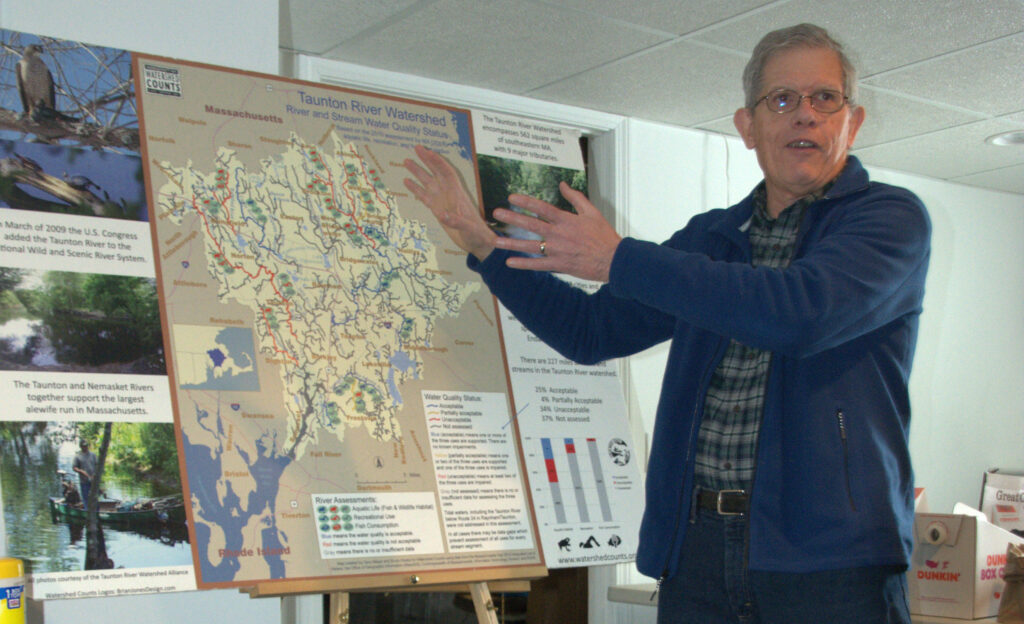 Steve Silva at the Water Testing Workshop